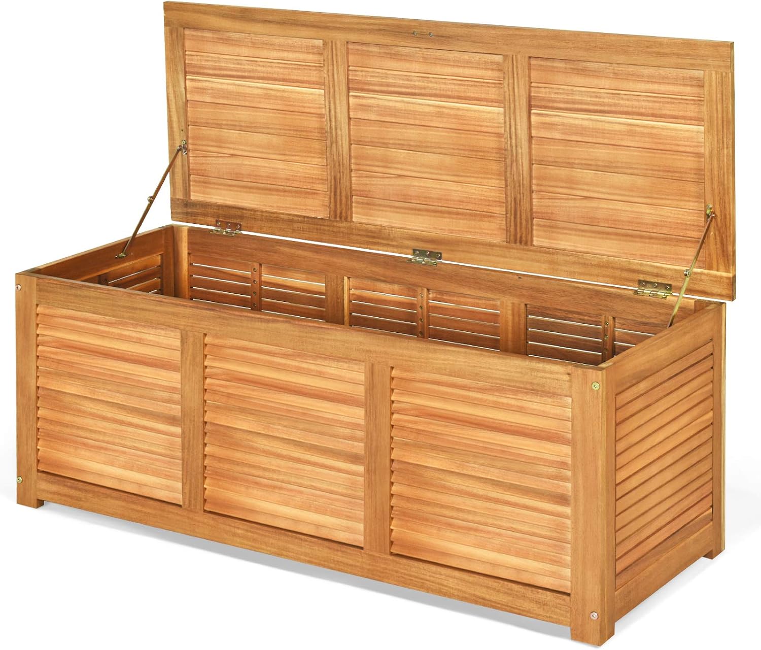 Garden Storage Box - Ławka z litego drewna akacjowego z