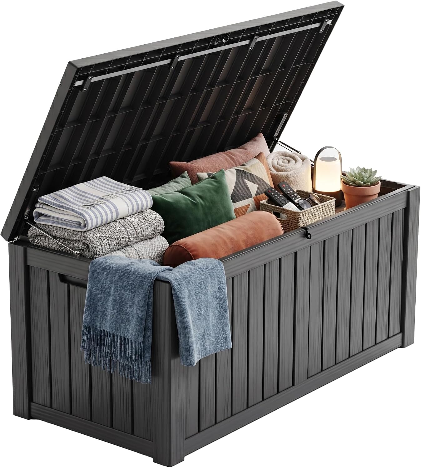 Garden Storage Box - 200-galonowy zamykany schowek z żywicy, wodoodporny