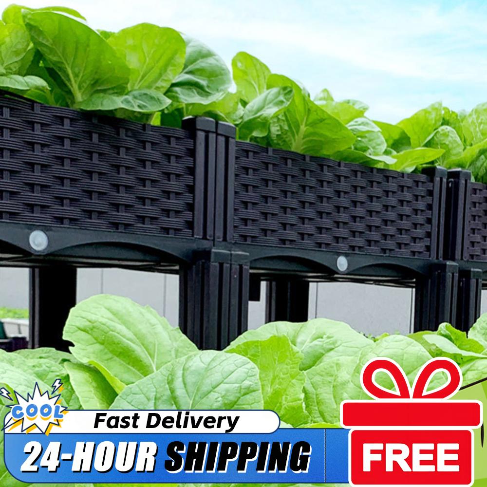 Garden Storage Box - Plastikowa podwyższona skrzynia do uprawy roślin