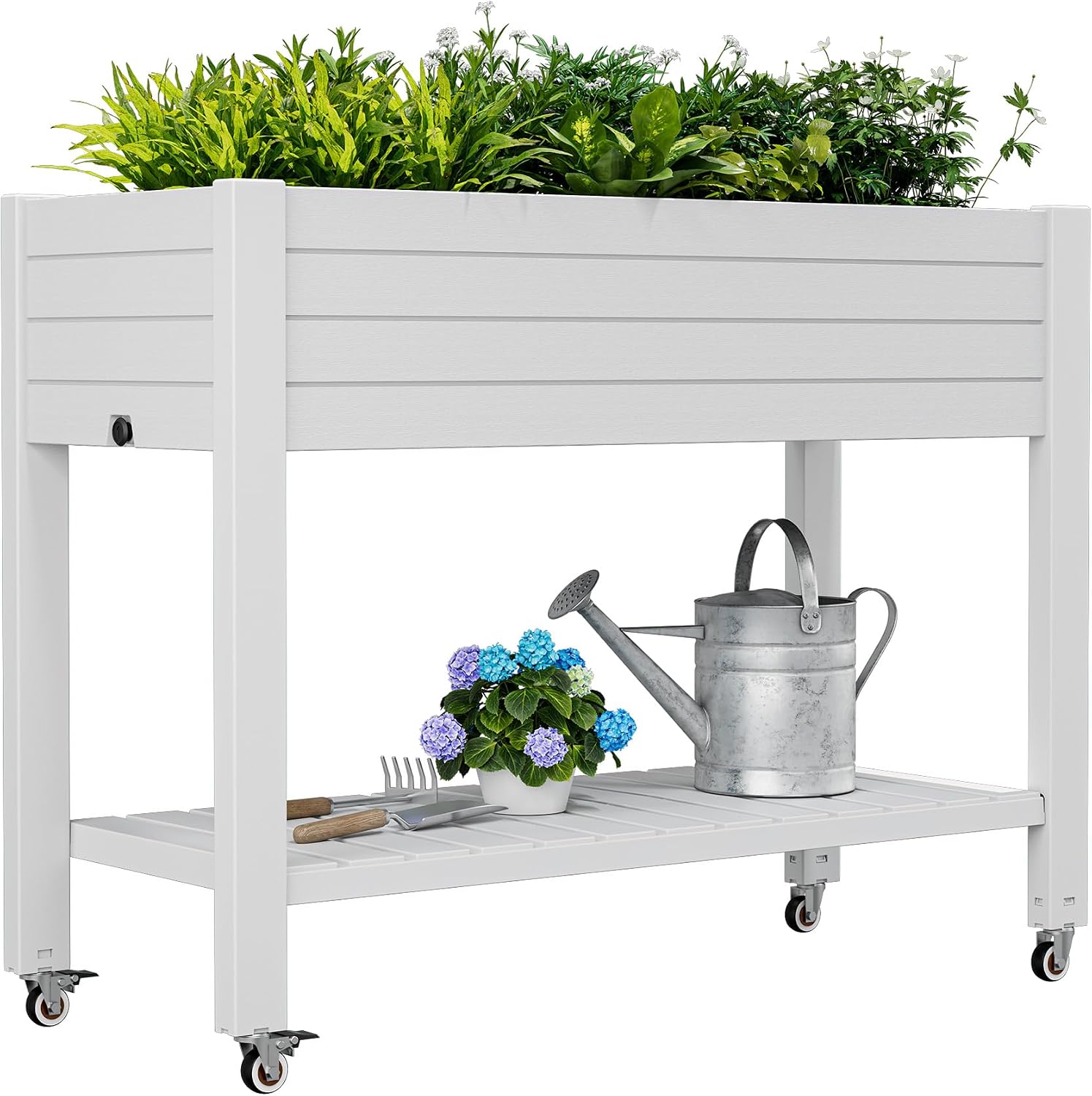 Garden Storage Box - Mobilny podwyższony stojak ogrodowy o wysokości