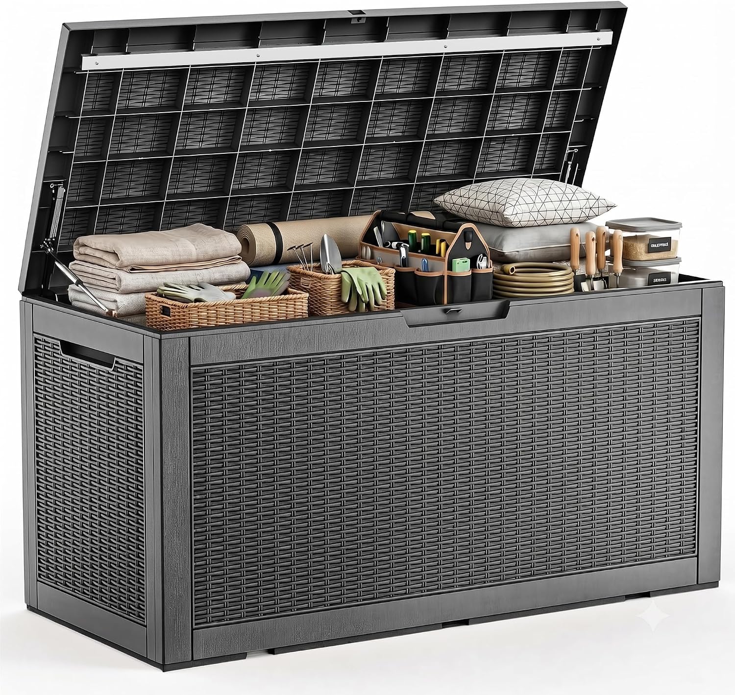 Garden Storage Box - Duży, wodoodporny, zewnętrzny pojemnik do przechowywania