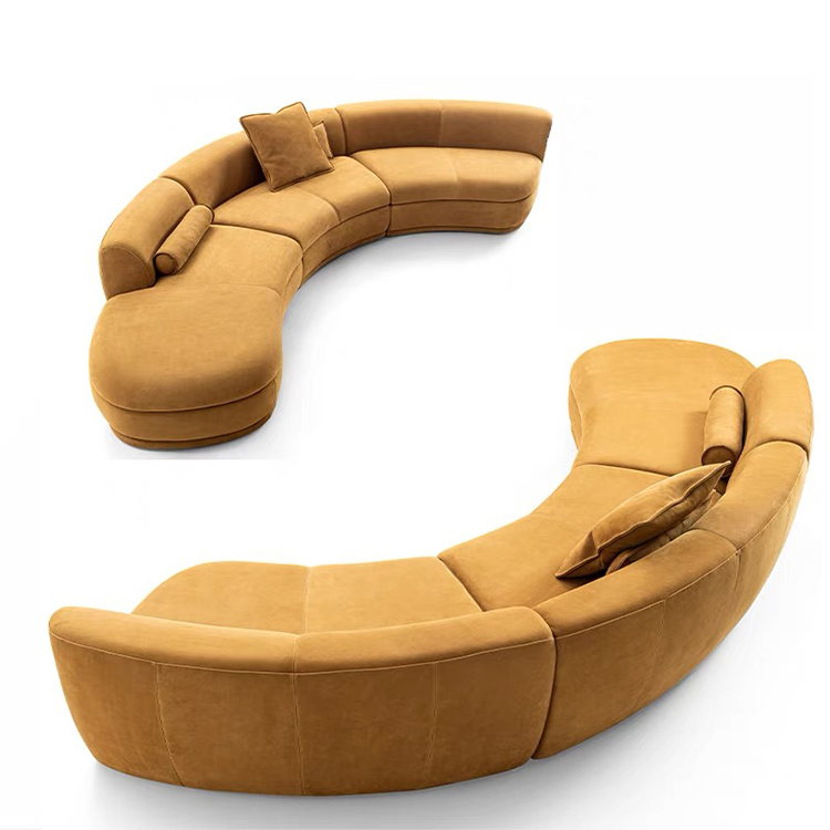 Rattan Lounge Set - Meble do salonu, sofa modułowa, zakrzywiona,
