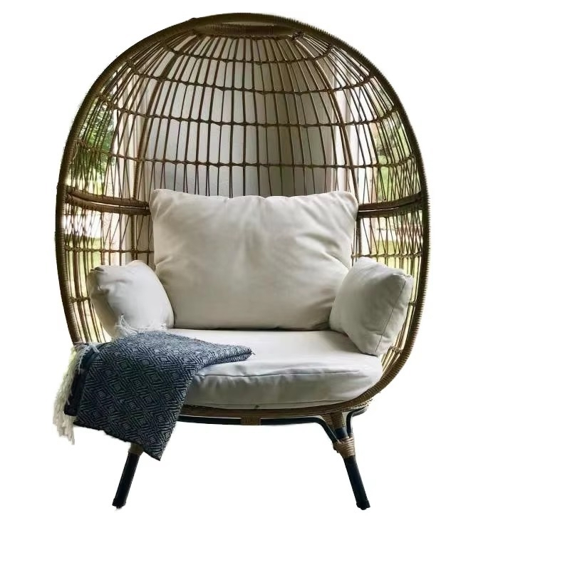 Outdoor Furniture Quality - Wysokiej jakości wiklinowe krzesło w kształcie