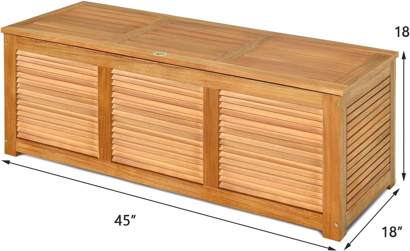 Ławka z litego drewna akacjowe – Garden Storage Box recenzja i cena
