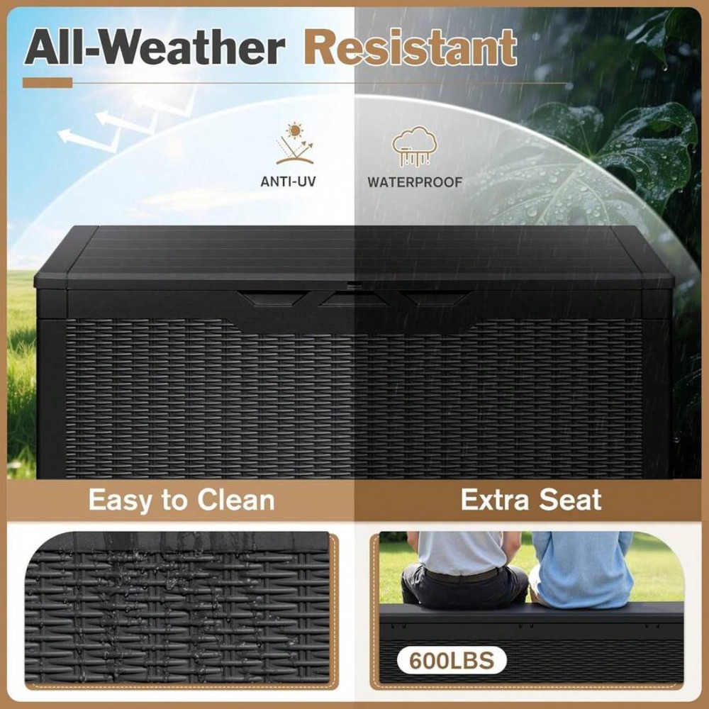 Duży zamykany na klucz pojemni – Garden Storage Box recenzja i cena