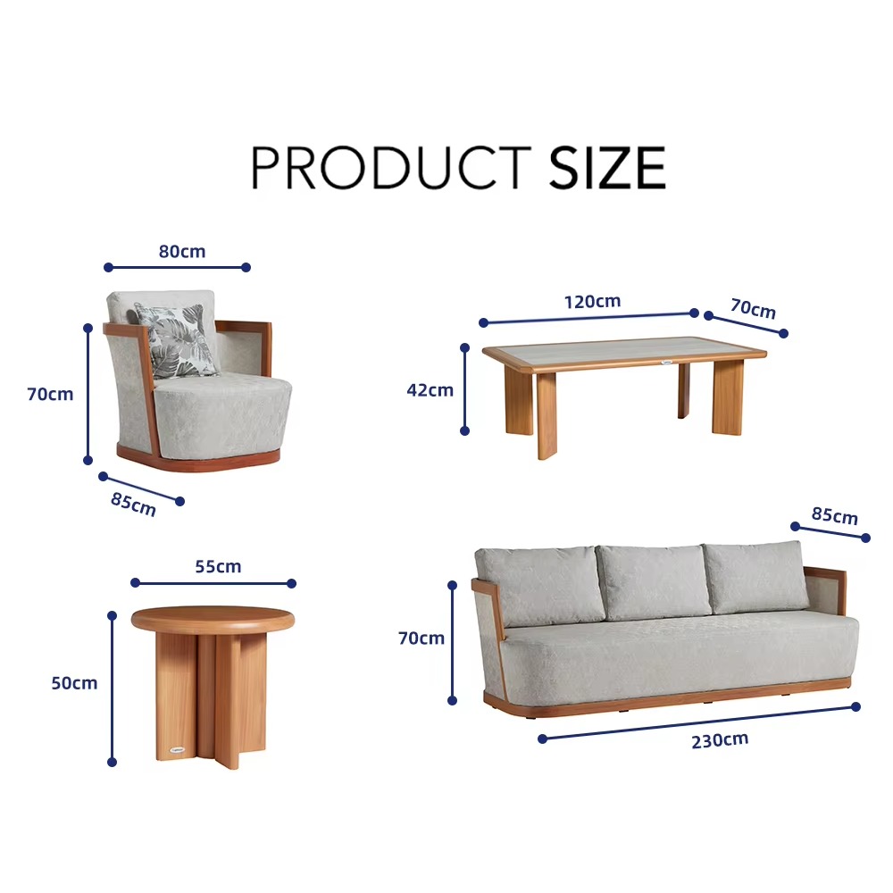 Nowoczesny aluminiowy zestaw m – Outdoor Furniture Quality recenzja i cena