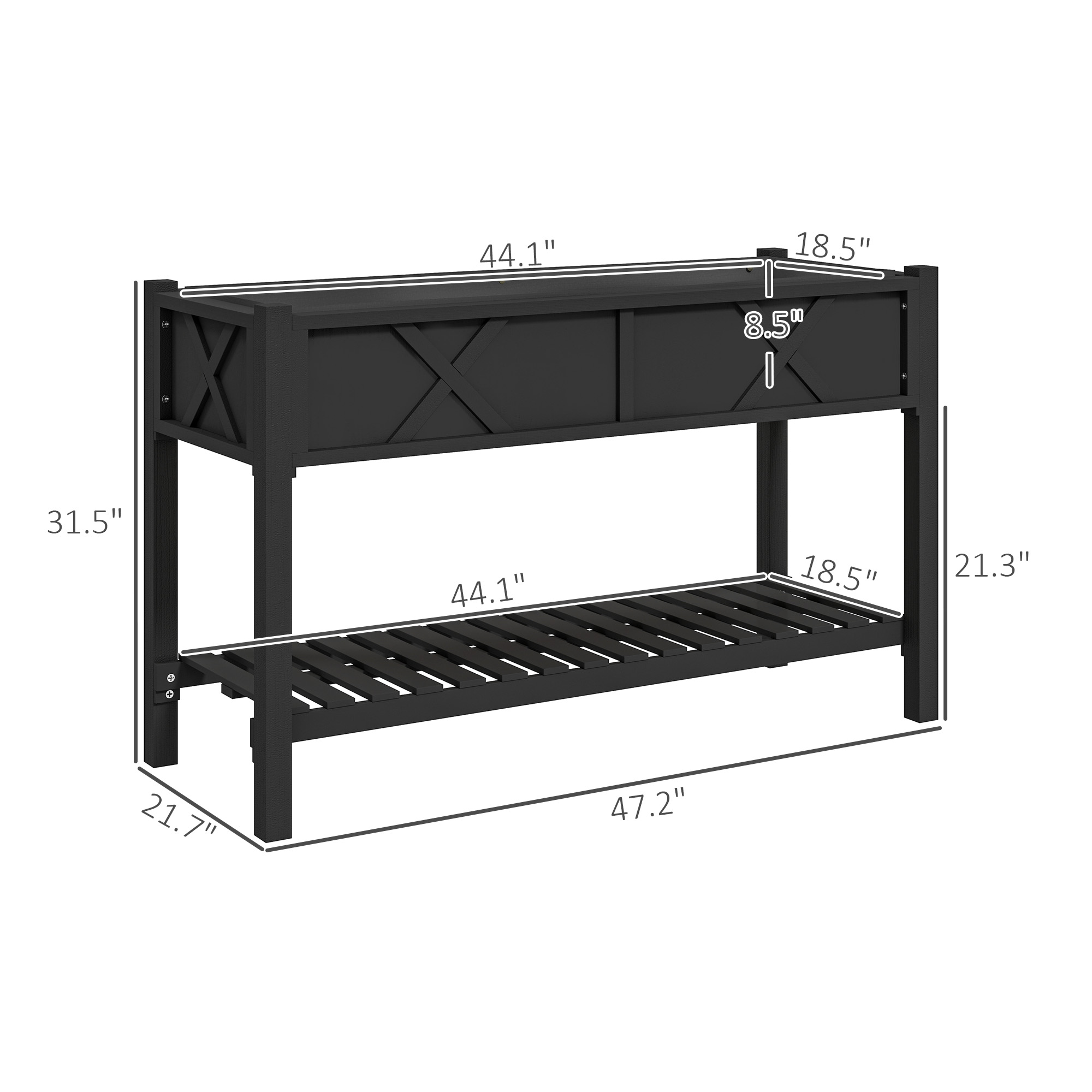 Wysoka drewniana skrzynia na r – Garden Storage Box recenzja i cena