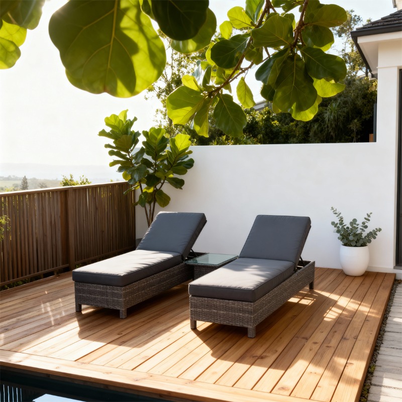 Zestaw mebli ogrodowych z wikl – Rattan Lounge Set recenzja i cena