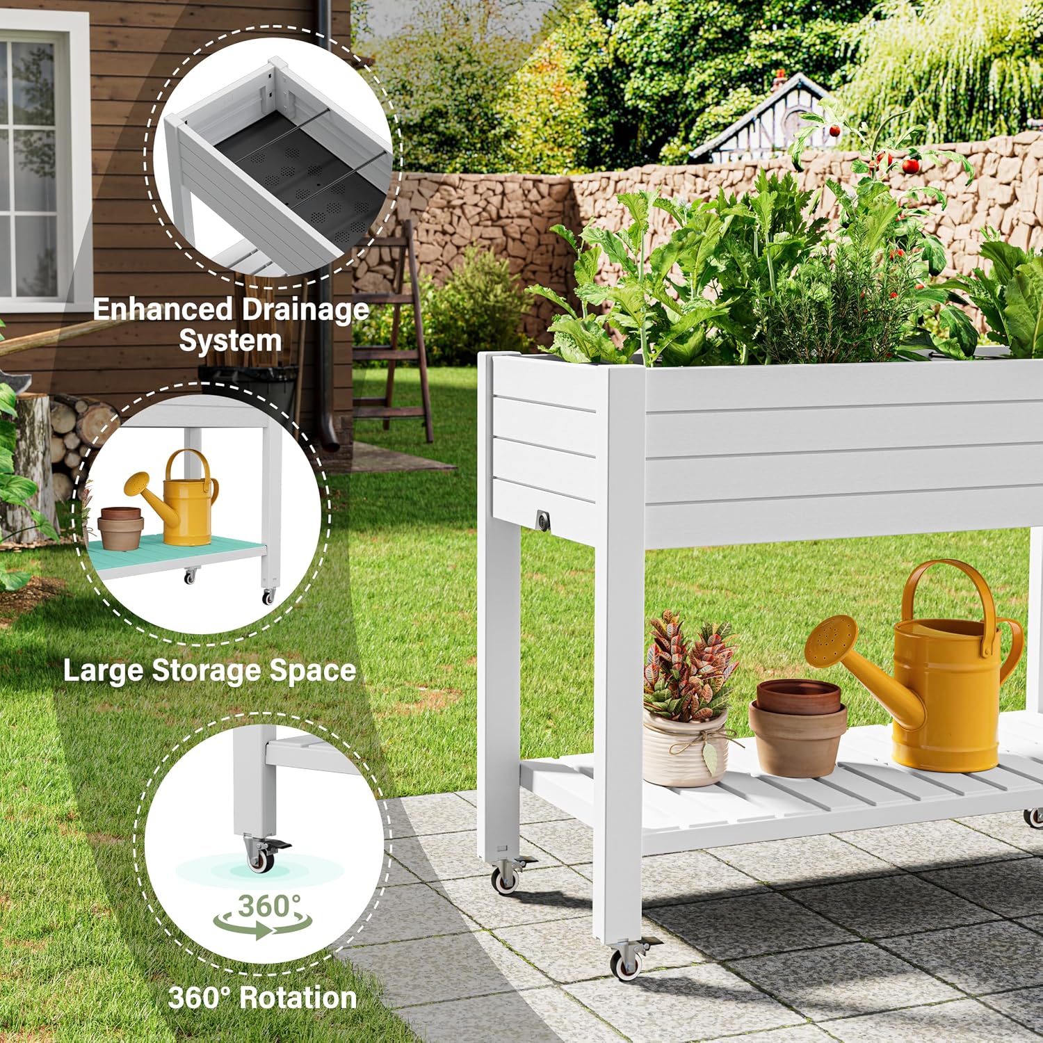Mobilny podwyższony stojak ogr – Garden Storage Box recenzja i cena
