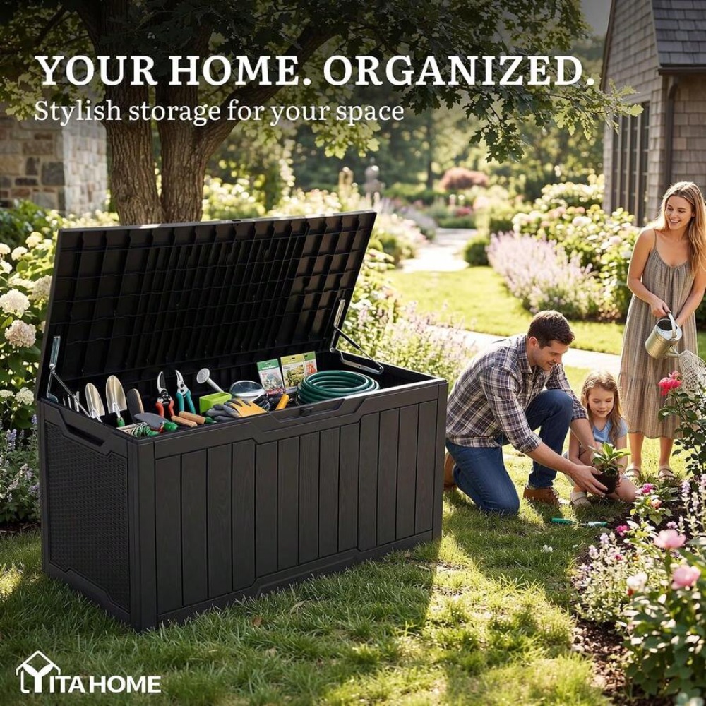 100-galonowy duży wodoodporny  – Garden Storage Box recenzja i cena