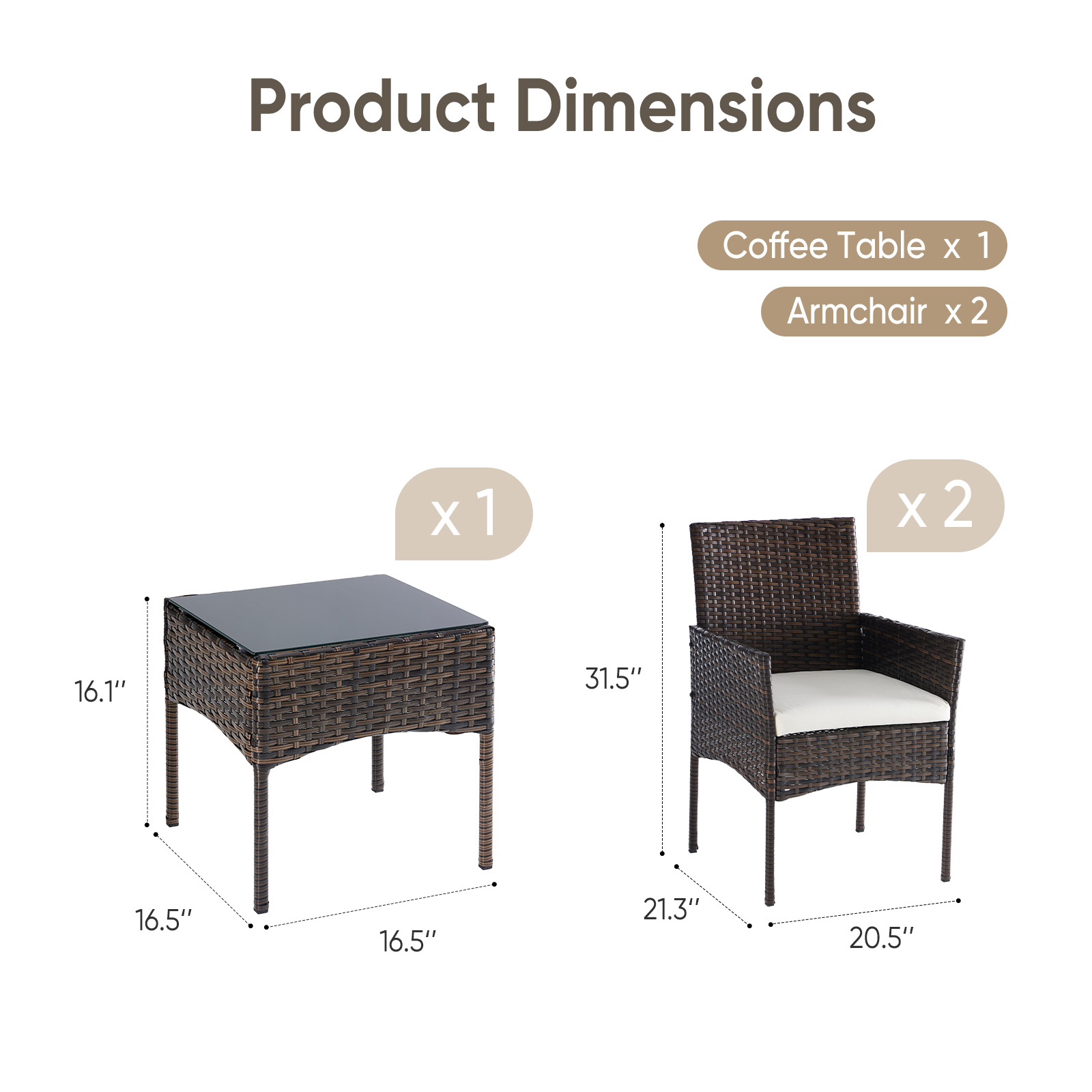 Zestaw mebli ogrodowych JHK, d – Outdoor Furniture Bali recenzja i cena