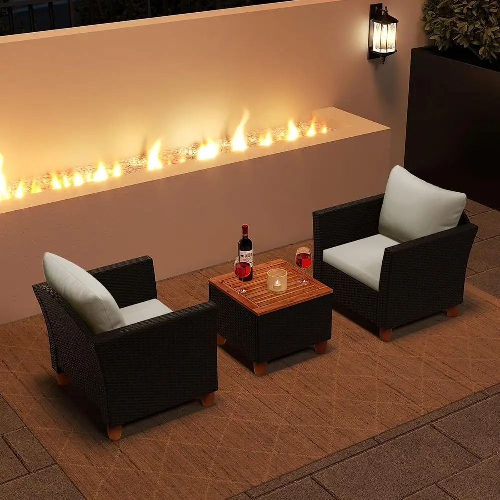 3-częściowy zestaw mebli ogrod – Outdoor Furniture Bali recenzja i cena