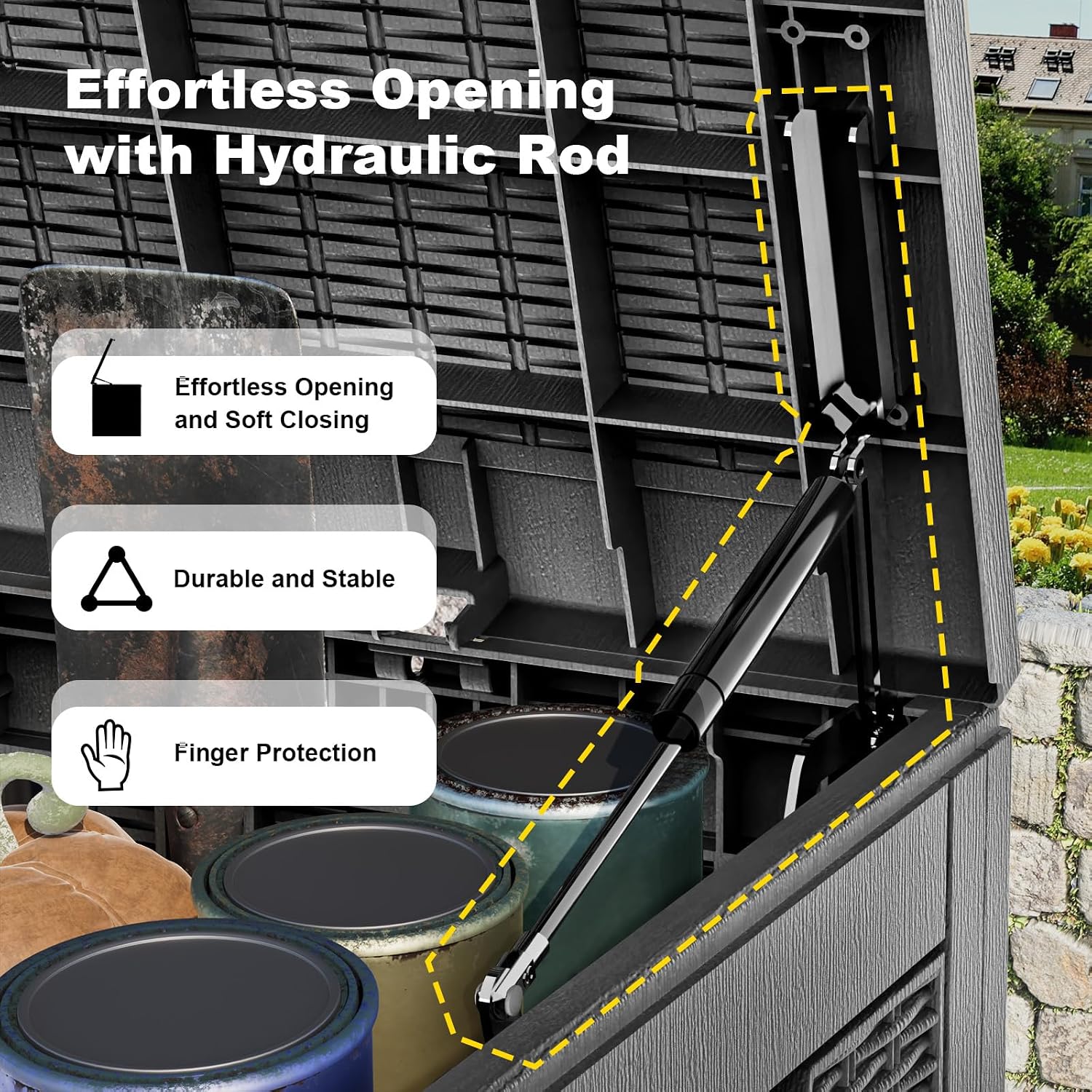 Duży, wodoodporny, zewnętrzny  – Garden Storage Box recenzja i cena