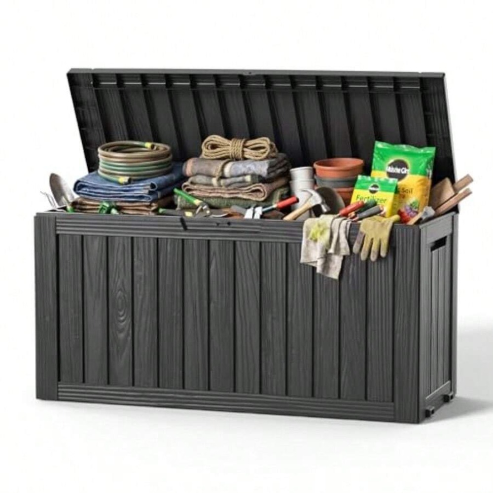 90-galonowy wodoodporny, zamyk – Garden Storage Box recenzja i cena