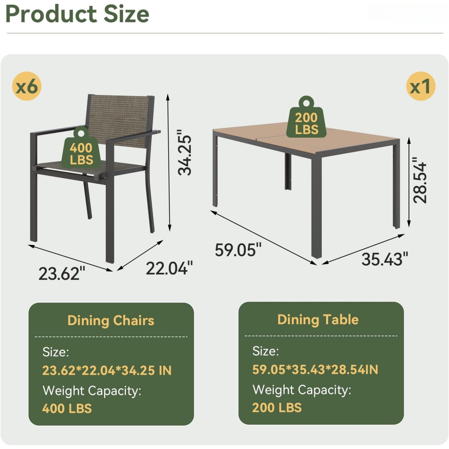 Aoxun 7-częściowy zestaw mebli – Outdoor Furniture Bali recenzja i cena